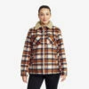 Lumber Jacket Women Rusty Orange/Oatmeal -Sporty Men Wear Sales 048bc310 6f51 4fde ab0f 98a69111d1d4