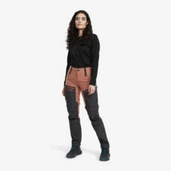 RVRC GP Pro Zip-off Trousers Women Copper Brown -Sporty Men Wear Sales 05359dff b615 473a b166 1c5ef5476a89