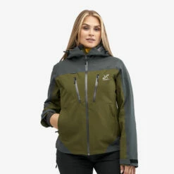 Silence Proshell Jacket Women Dark Olive 2.0