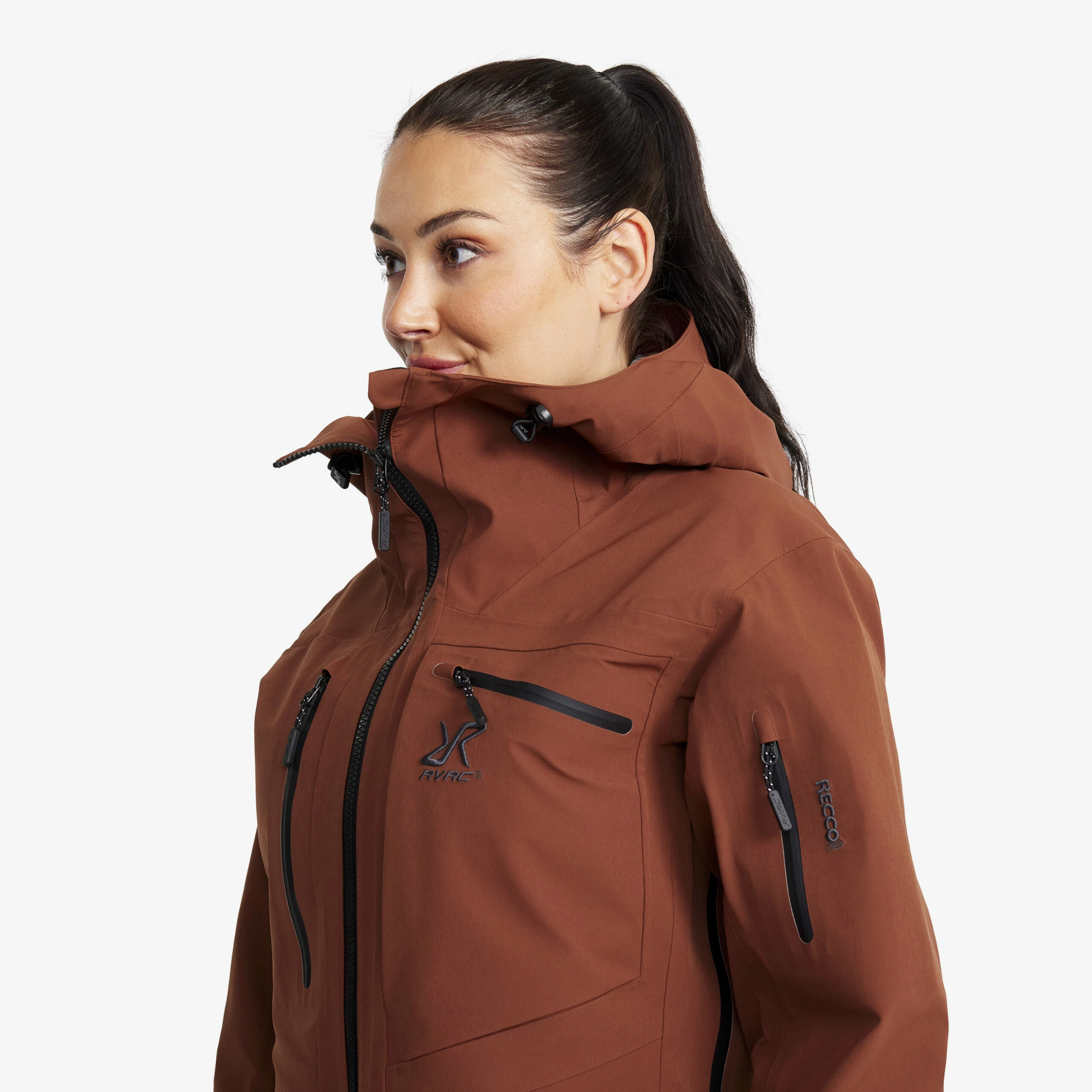 Cyclone Long 3L Jacket Women Smoked Paprika 6 Cyclone Long 3L Jacket Women Smoked Paprika - Image 4