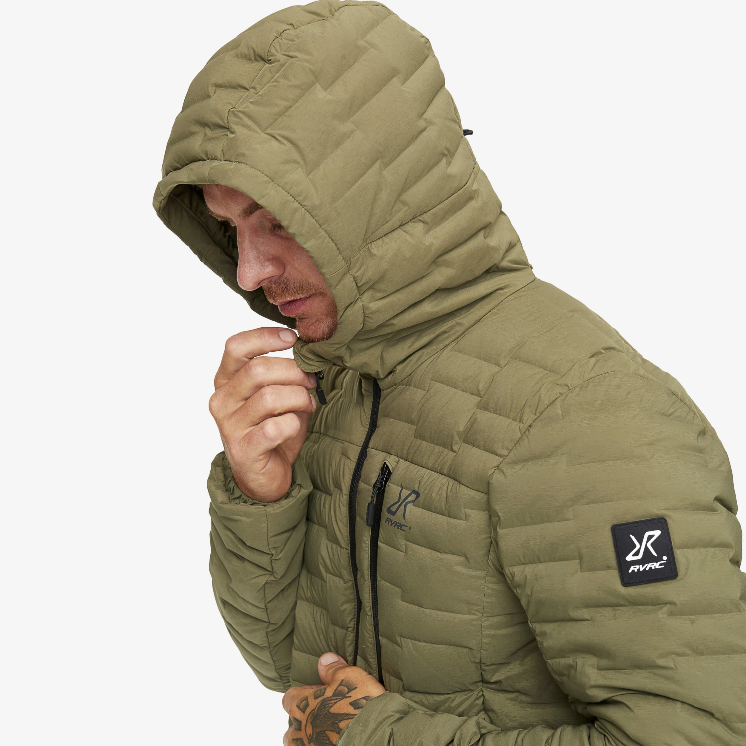 Flex Down Jacket Men Burnt Olive 5 Flex Down Jacket Men Burnt Olive - Image 3