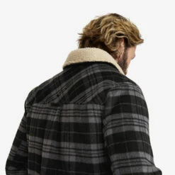 Lumber Jacket Men Black/Anthracite -Sporty Men Wear Sales 21f66eae 712c 44ec a69d ea2761f3a0ad