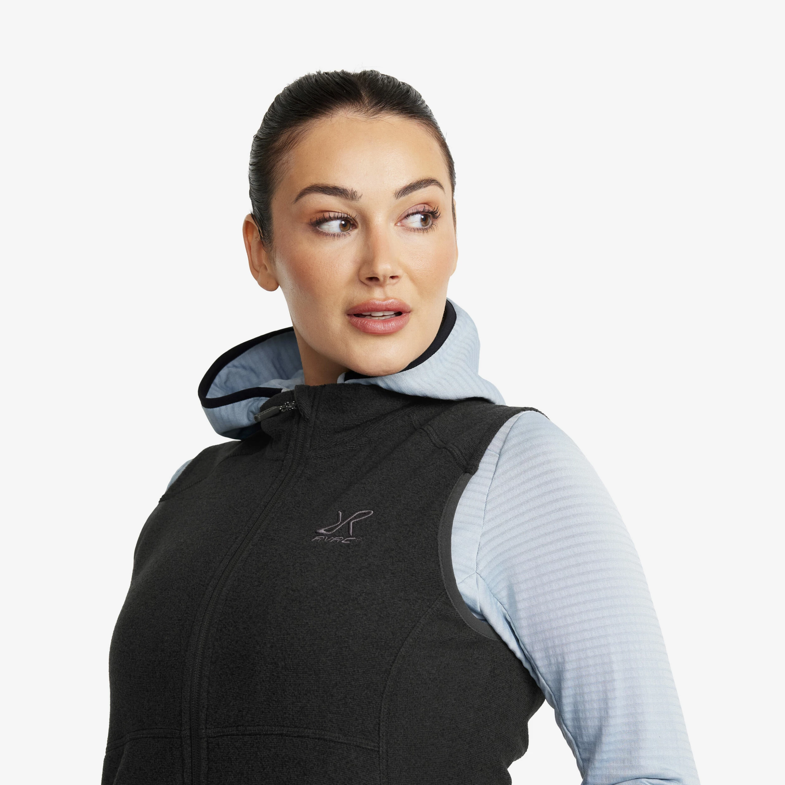 Essential Fleece Vest Women Black 6 Essential Fleece Vest Women Black - Image 4