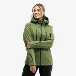 Whisper Jacket Women Bronze Green