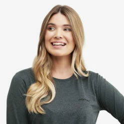 Vagabond Long Sleeve Tee Women Anthracite Melange -Sporty Men Wear Sales 2975c5a6 bb46 4aa1 87fb 72927f230096