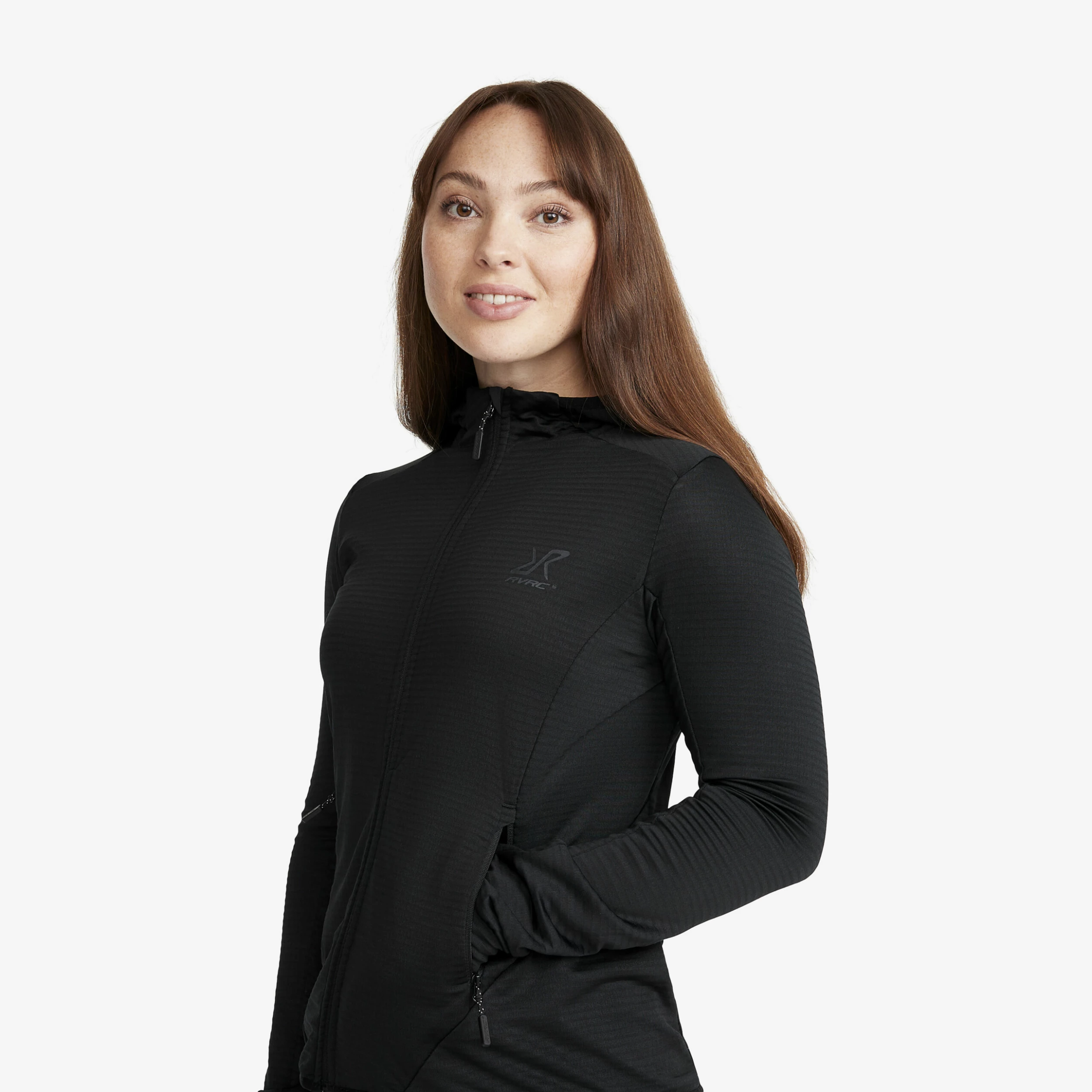 Waffle Hoodie Women Black 6 Waffle Hoodie Women Black - Image 4