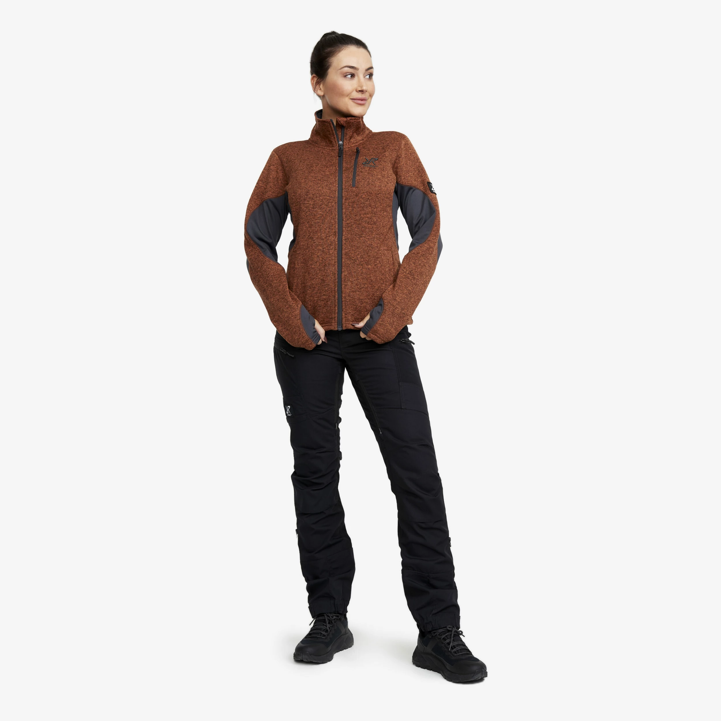 Fusion Fleece Women Copper Brown 4 Fusion Fleece Women Copper Brown - Image 2