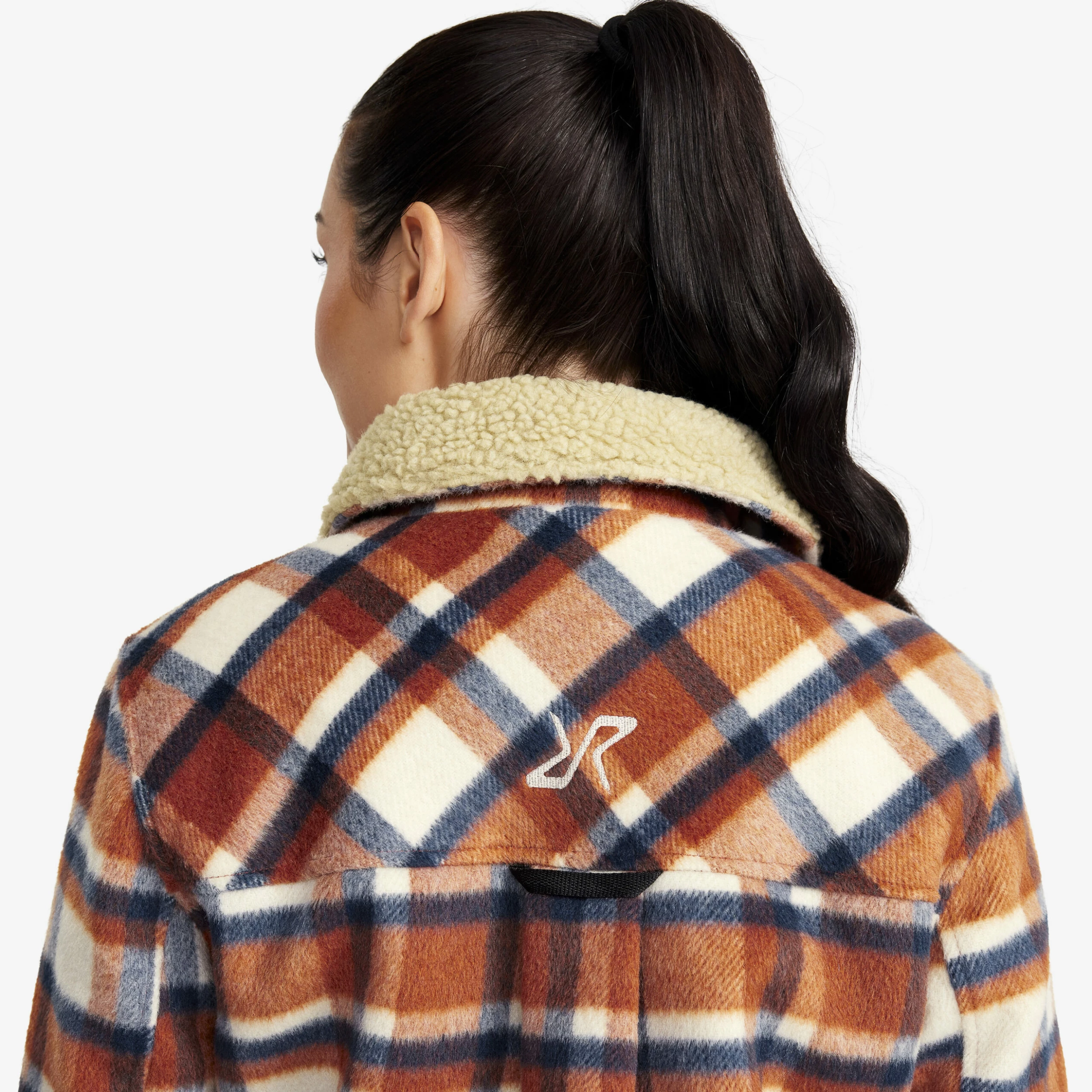 Lumber Jacket Women Rusty Orange/Oatmeal 8 Lumber Jacket Women Rusty Orange/Oatmeal - Image 6