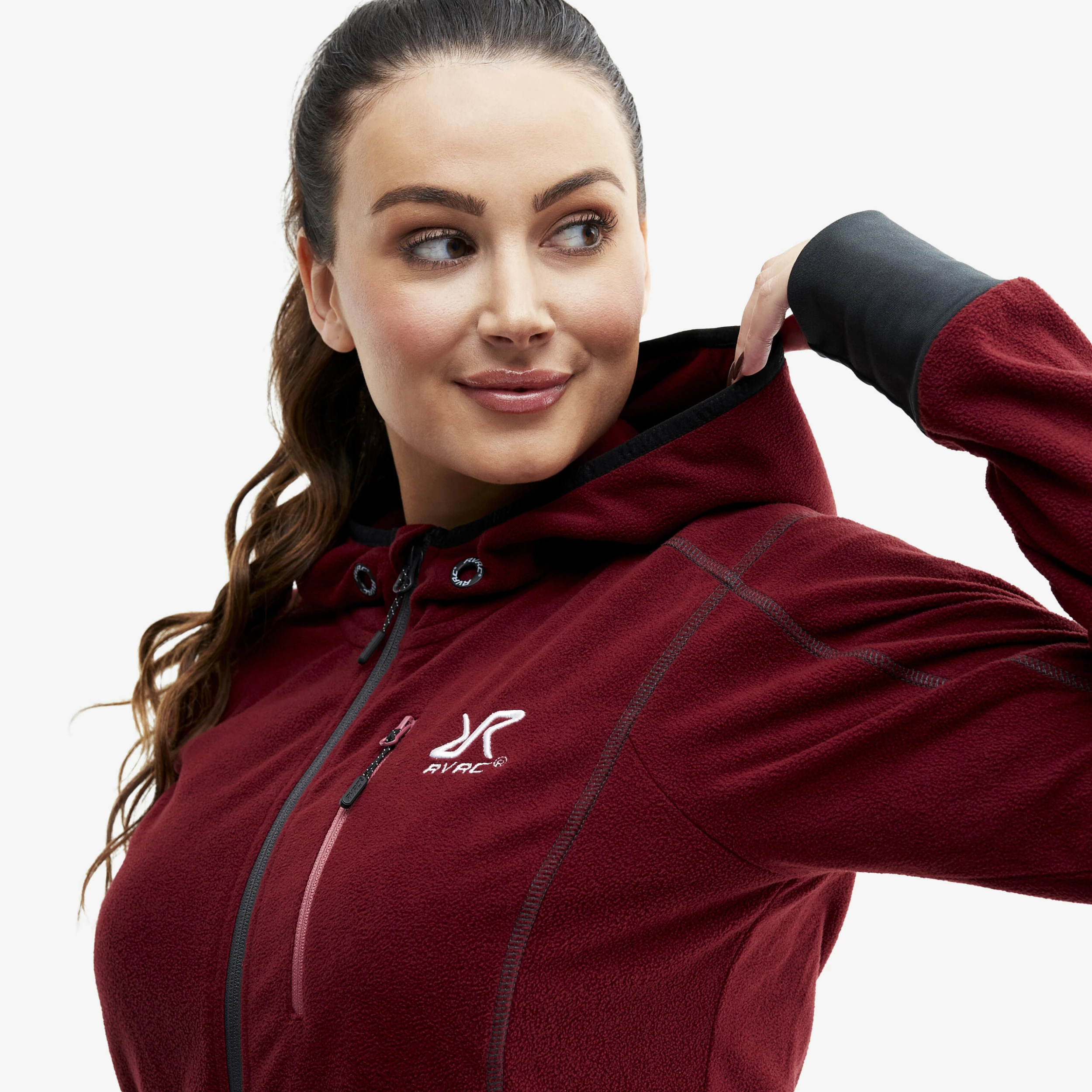 Trekker Hoodie Women Chilli 6 Trekker Hoodie Women Chilli - Image 4