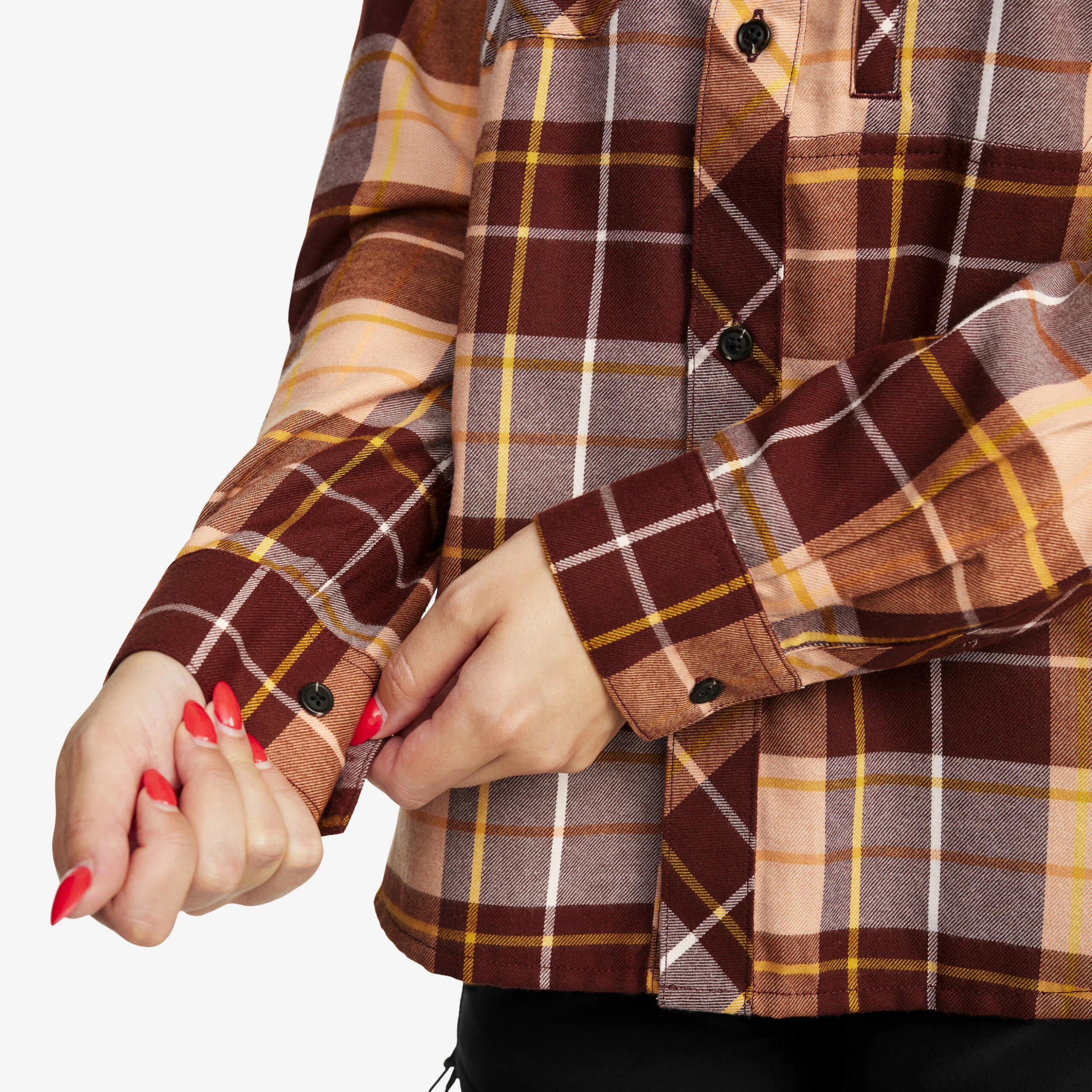 Flannel Shirt Women Toasted Nut 8 Flannel Shirt Women Toasted Nut - Image 6