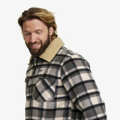 Lumber Jacket Men Tofu/Anthracite -Sporty Men Wear Sales 5284fbb5 03bc 482e 9036 f06d3aad452e