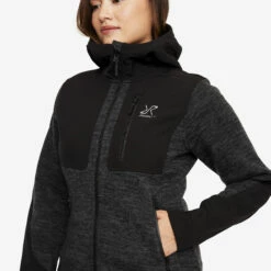 Wander Pro Wool Hoodie Women Anthracite -Sporty Men Wear Sales 678937d7 4d17 462e 91d1 0c9eb34a75ea