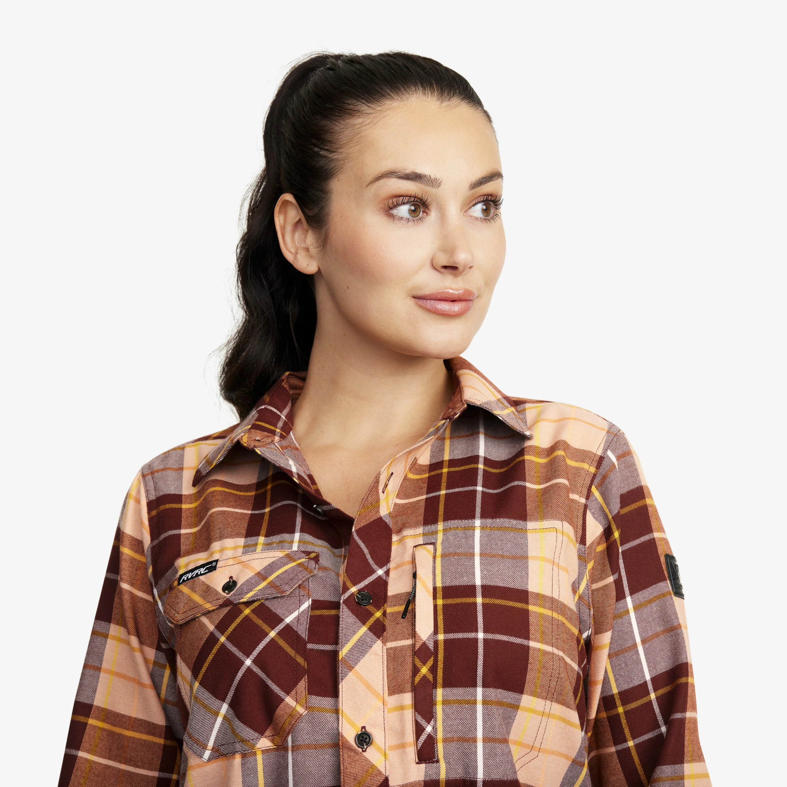 Flannel Shirt Women Toasted Nut 6 Flannel Shirt Women Toasted Nut - Image 4