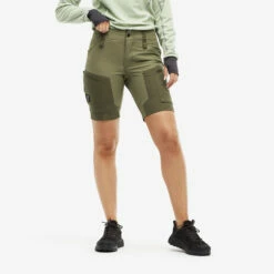 RVRC GP Shorts Women Burnt Olive