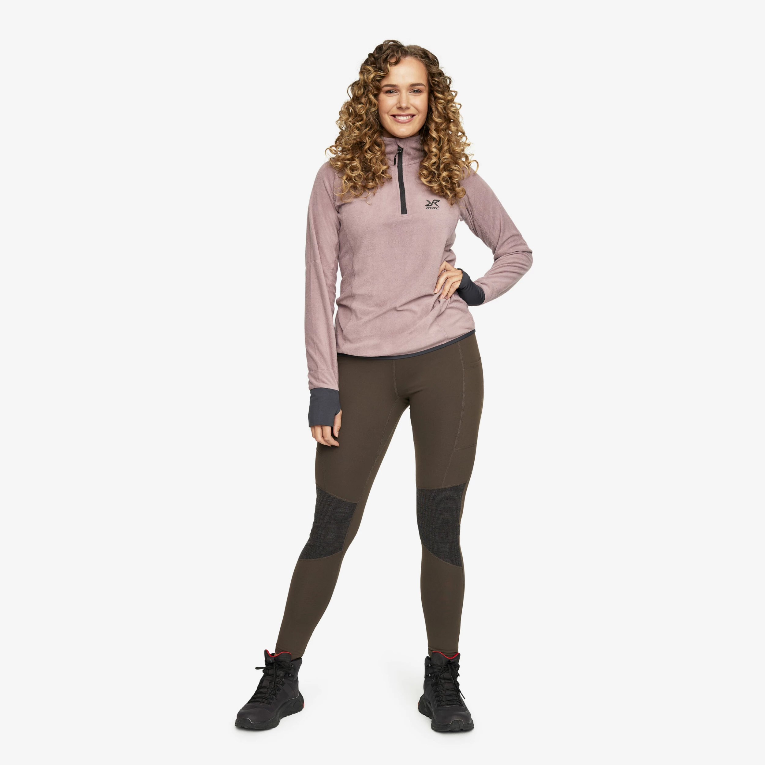 Trekker Fleece Women Dusty Mauve 4 Trekker Fleece Women Dusty Mauve - Image 2