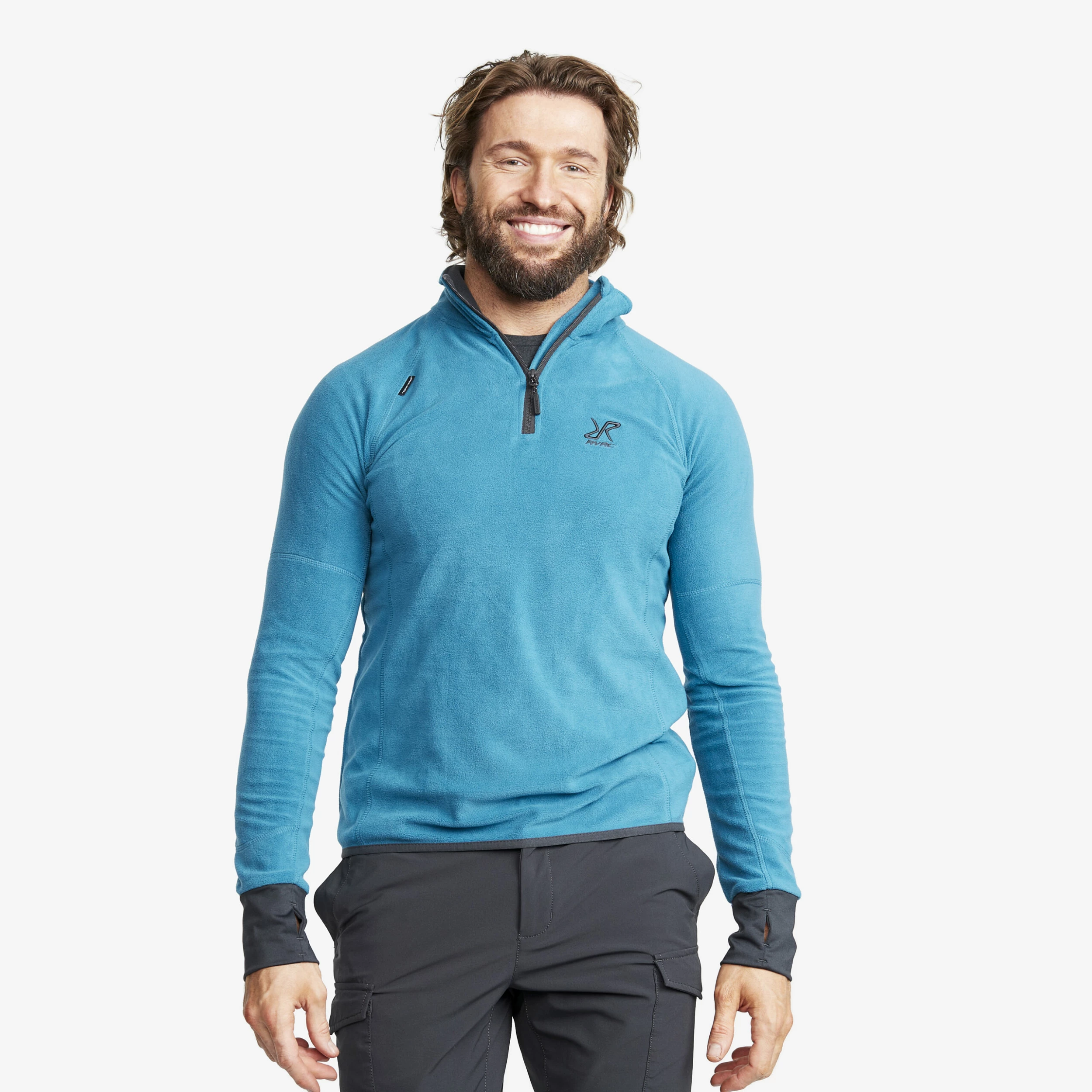 Trekker Fleece Men Saxony Blue 3 Trekker Fleece Men Saxony Blue