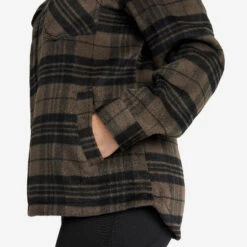 Lumber Jacket Women Mud/Black -Sporty Men Wear Sales 85bd6b6a 26cd 498f b008 e8e176aaef53