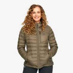 Helium Down Jacket Women Major Brown