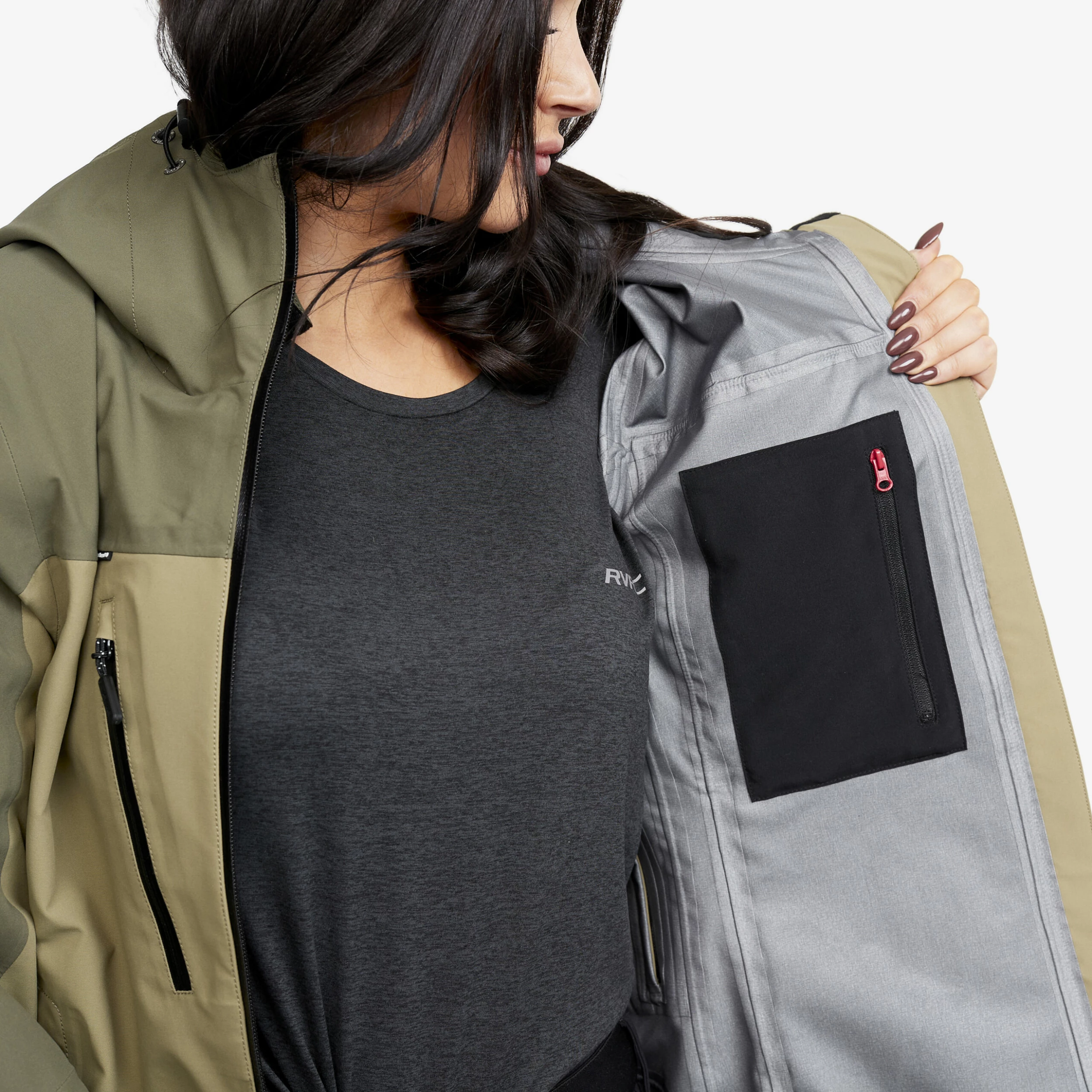 Silence Proshell Jacket Women Aloe 6 Silence Proshell Jacket Women Aloe - Image 4