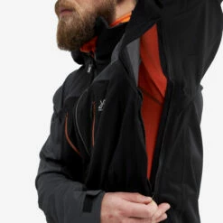 Silence Proshell Jacket Men Black/Rusty -Sporty Men Wear Sales 9aafdff3 e269 48fd ac50 d1c874b64b38