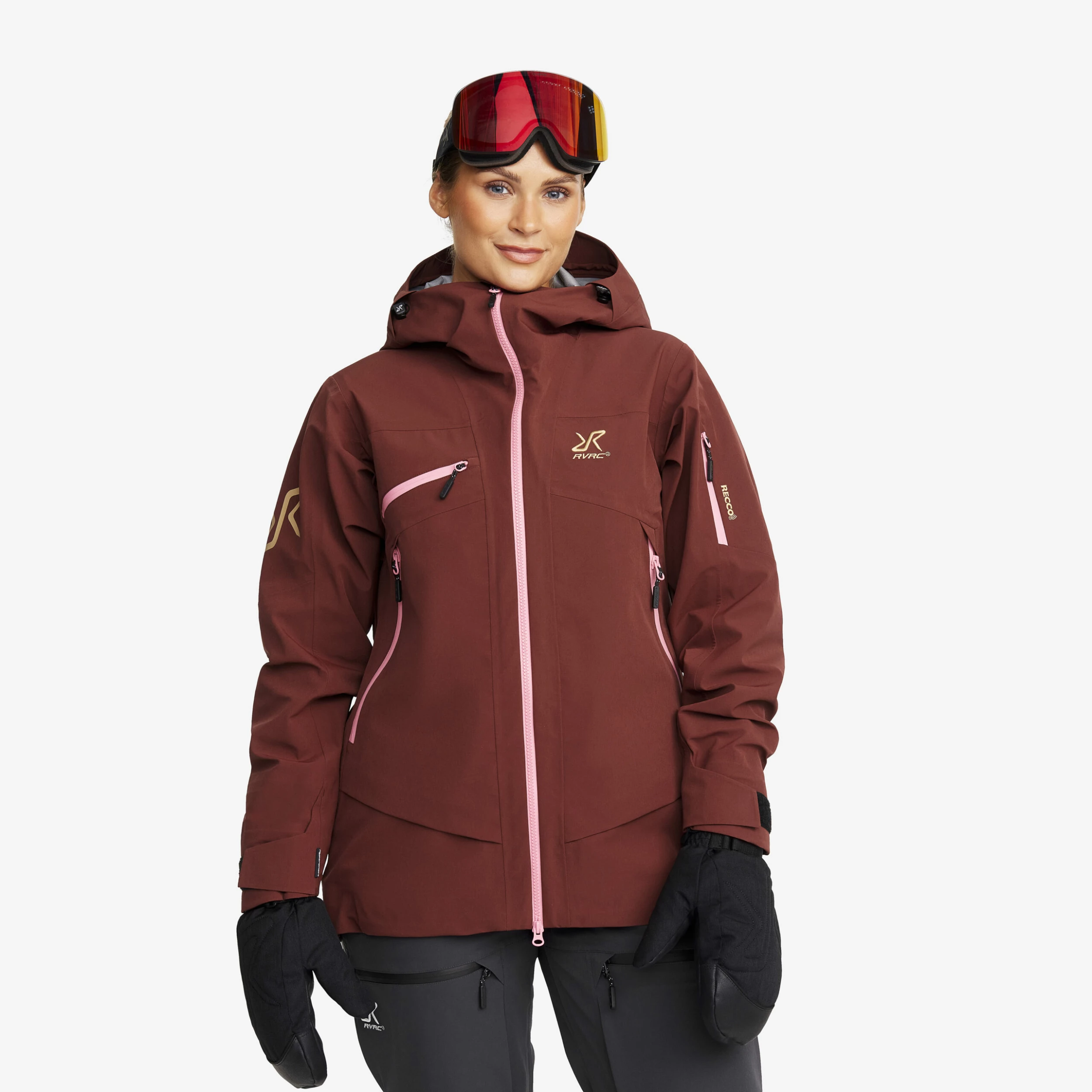 Atlas 3L Ski Jacket Women Earth 17 Atlas 3L Ski Jacket Women Earth - Image 16