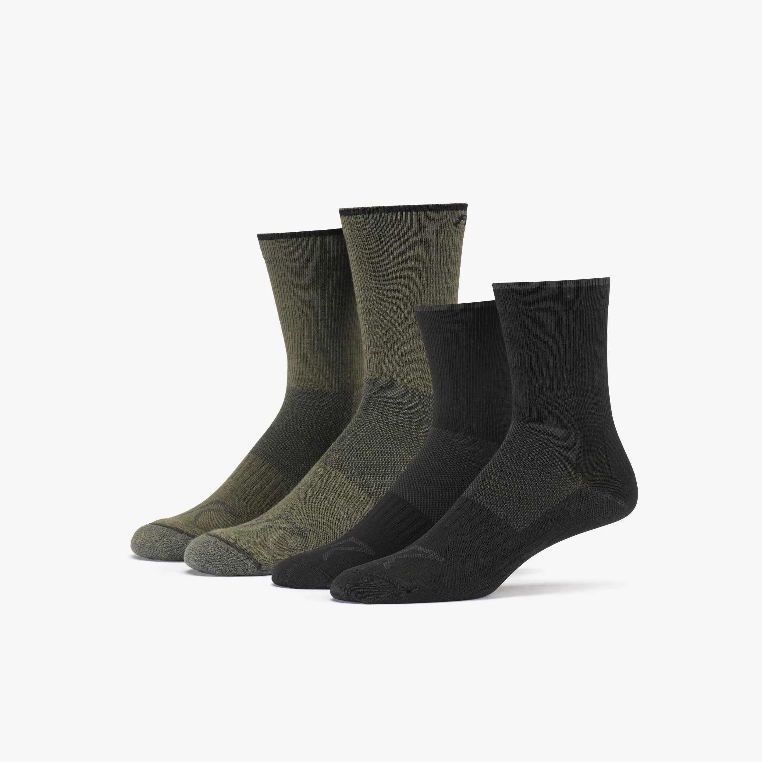2 In 1 Wander Sock Men Dark Olive