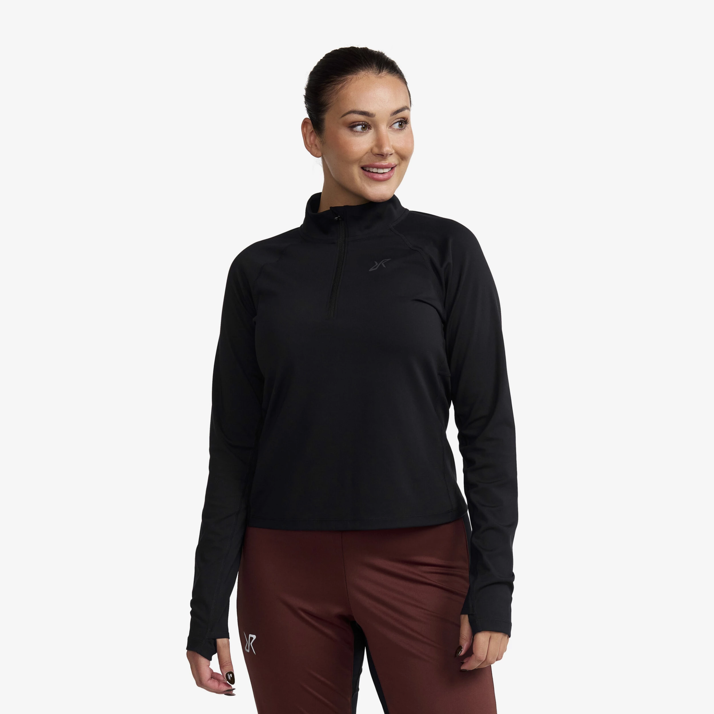 Prep Half-zip Top Women Black 3 Prep Half-zip Top Women Black