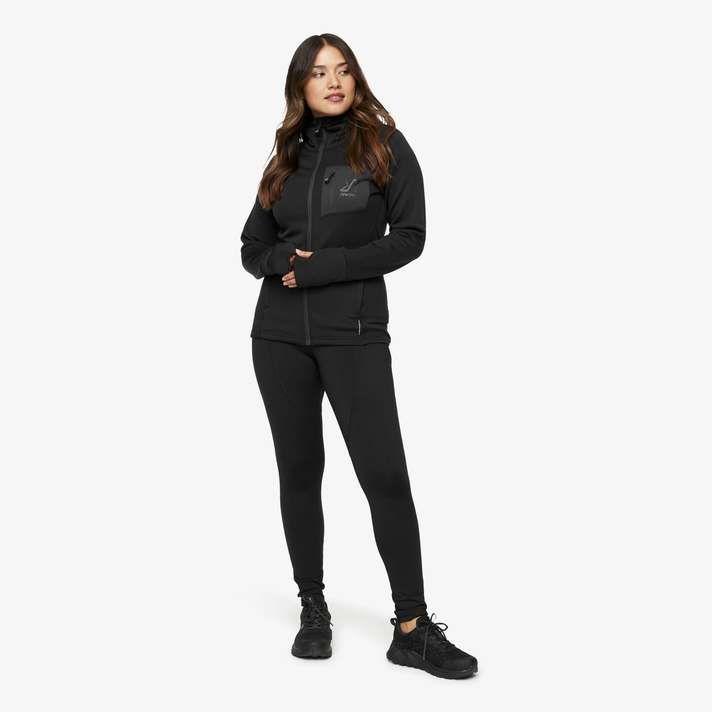 Illusion Hoodie Women Black/Anthracite 4 Illusion Hoodie Women Black/Anthracite - Image 2