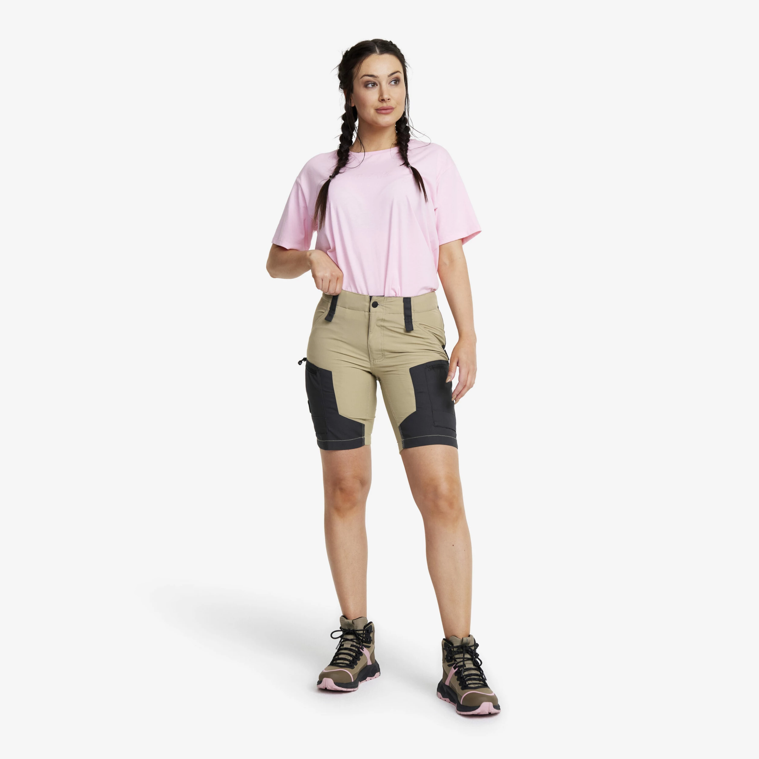RVRC GP Shorts Women Khaki 4 RVRC GP Shorts Women Khaki - Image 2