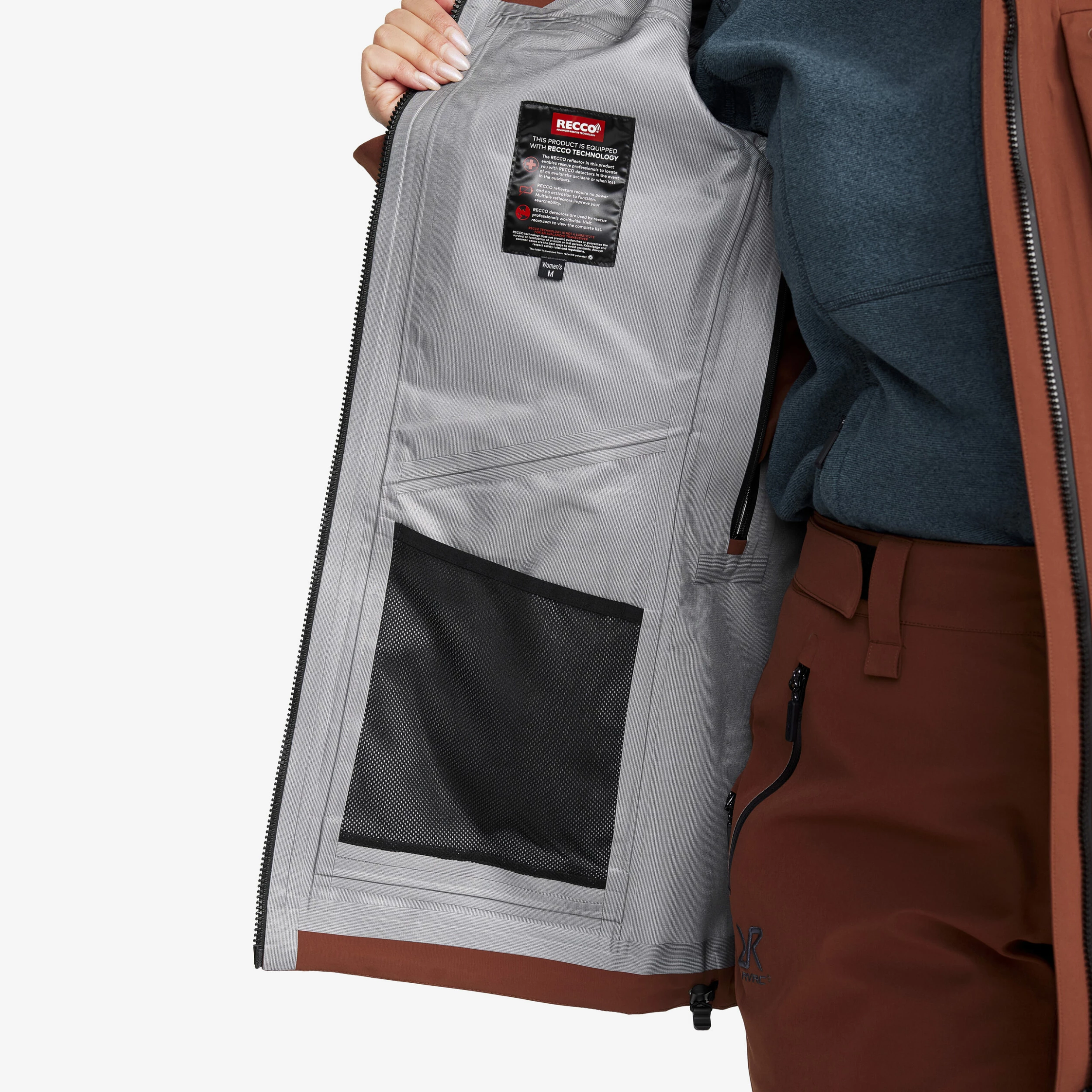 Cyclone Long 3L Jacket Women Smoked Paprika 10 Cyclone Long 3L Jacket Women Smoked Paprika - Image 8