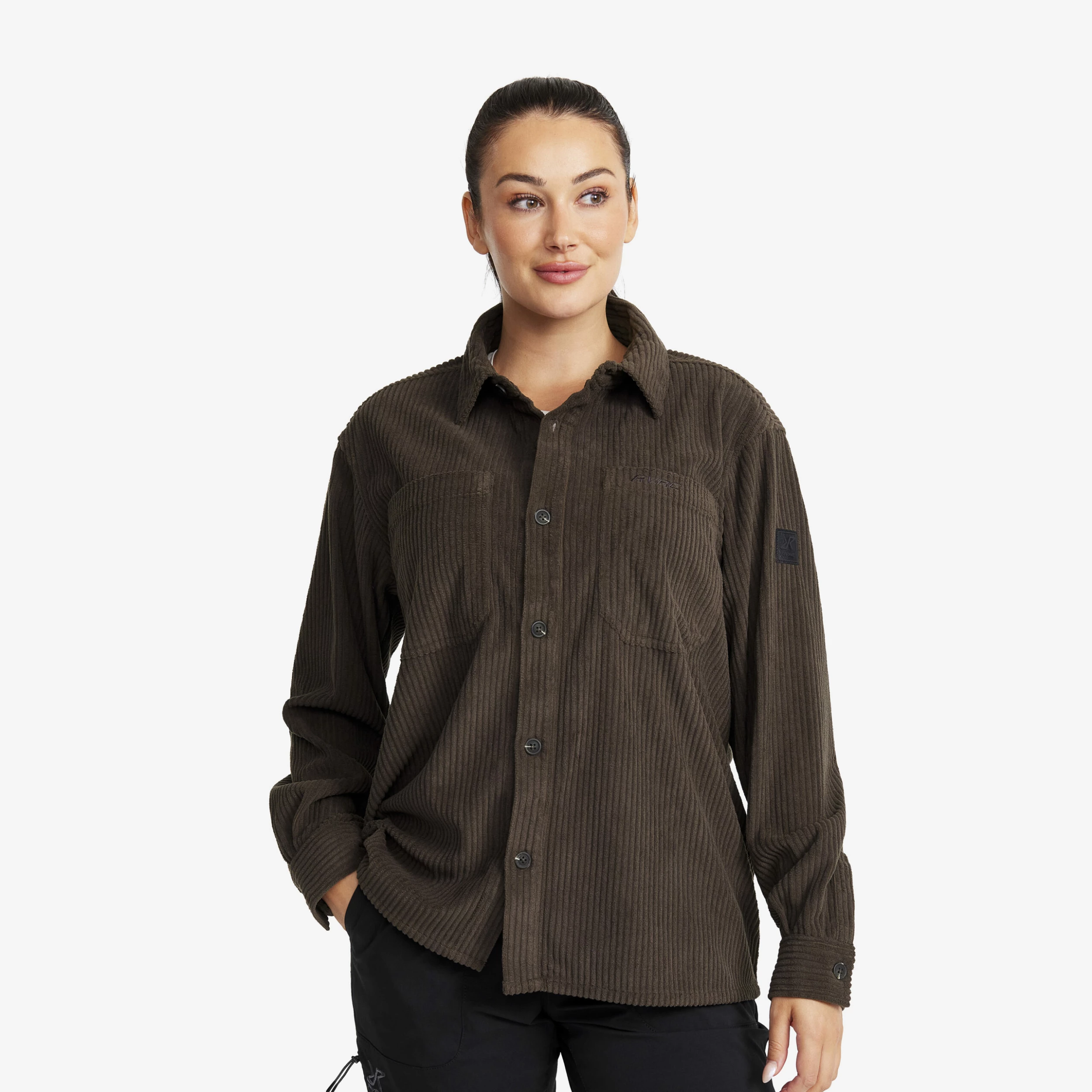 Cord Shirt Women Mud 3 Cord Shirt Women Mud