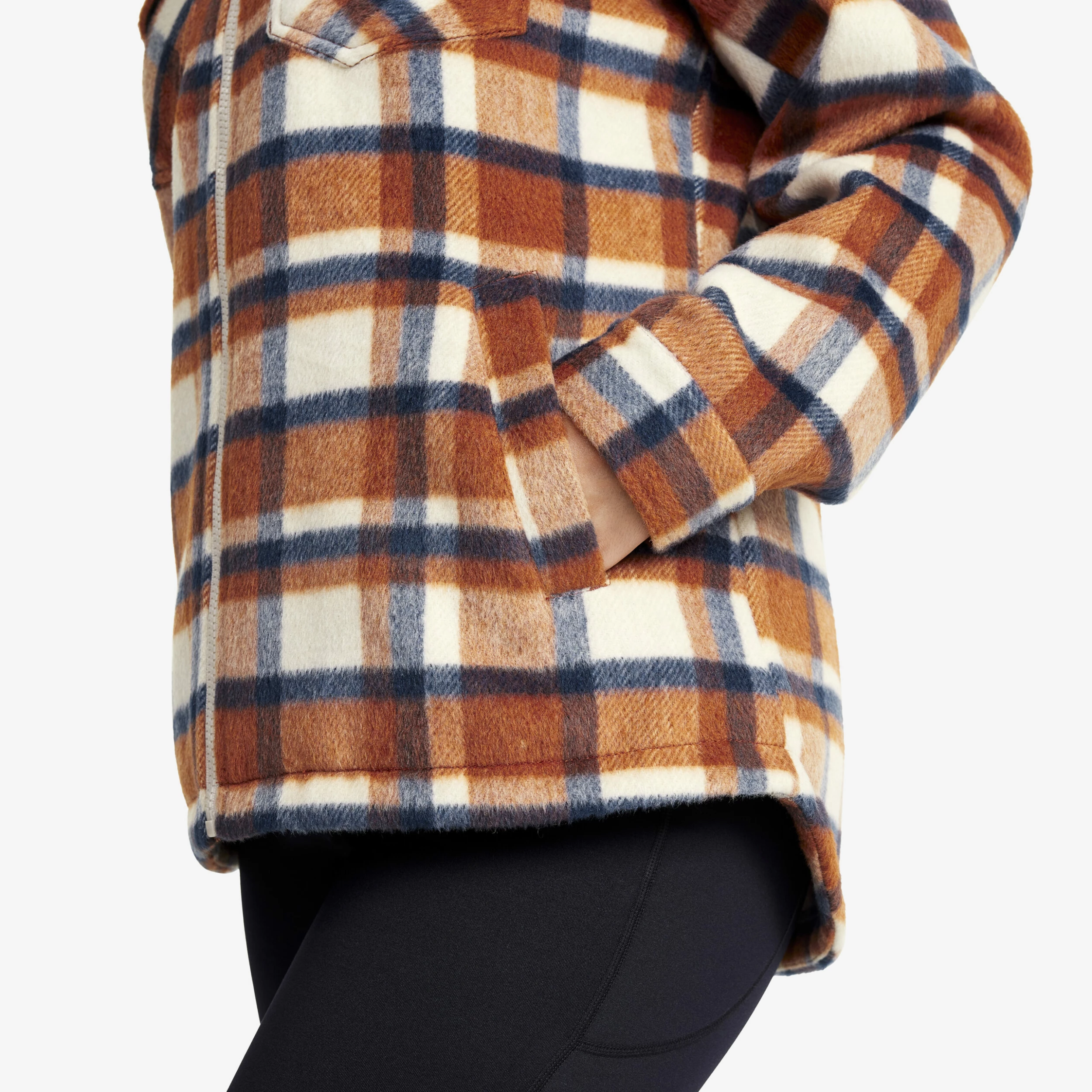 Lumber Jacket Women Rusty Orange/Oatmeal 7 Lumber Jacket Women Rusty Orange/Oatmeal - Image 5