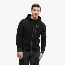 Trekker Hoodie Men Black