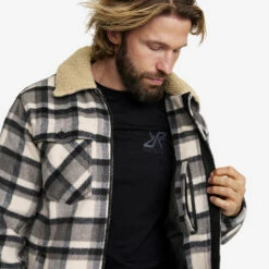 Lumber Jacket Men Tofu/Anthracite -Sporty Men Wear Sales c1e3c8f6 0e13 4122 bc9c 26ed388af33e