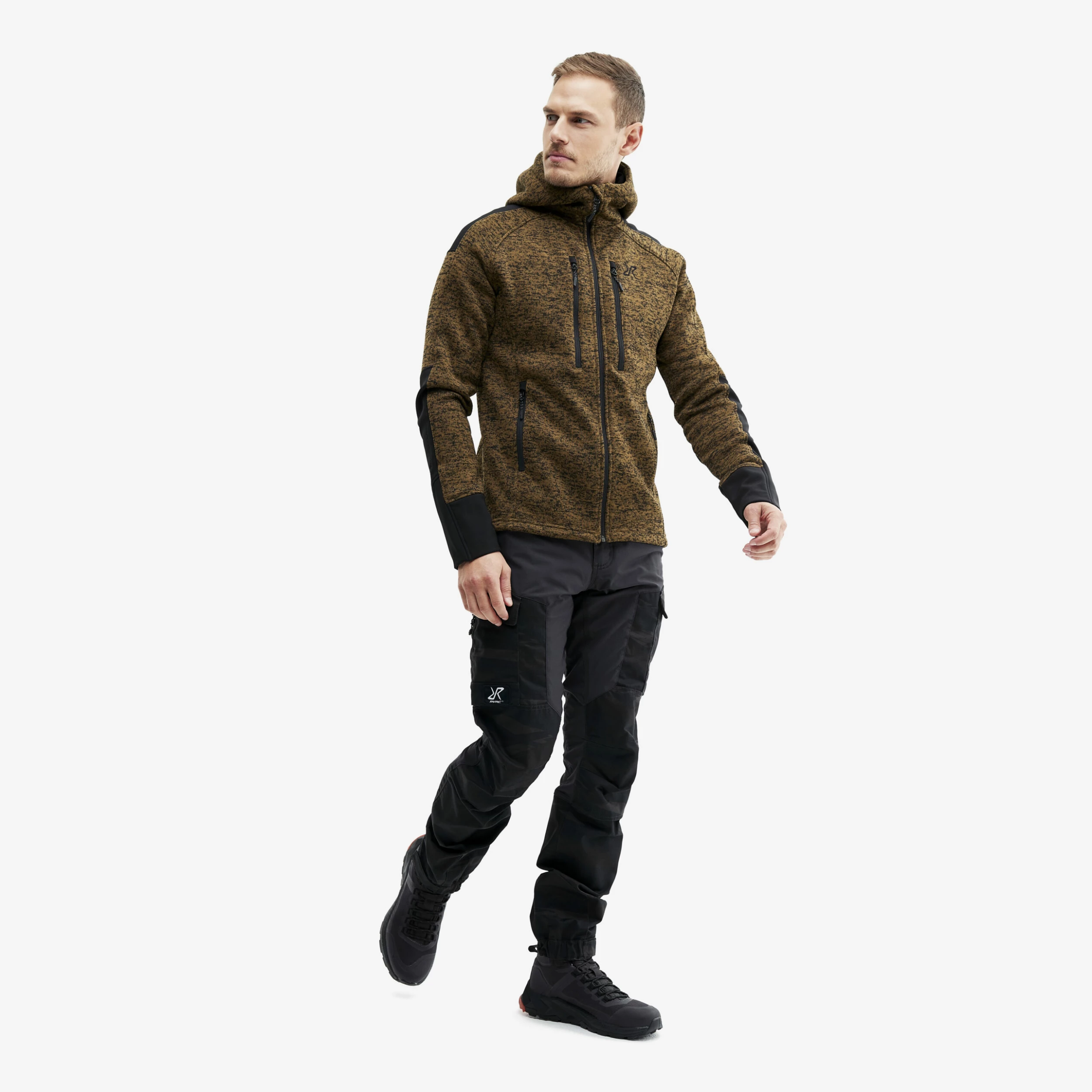 Tornado Hoodie Men Mustard 4 Tornado Hoodie Men Mustard - Image 2