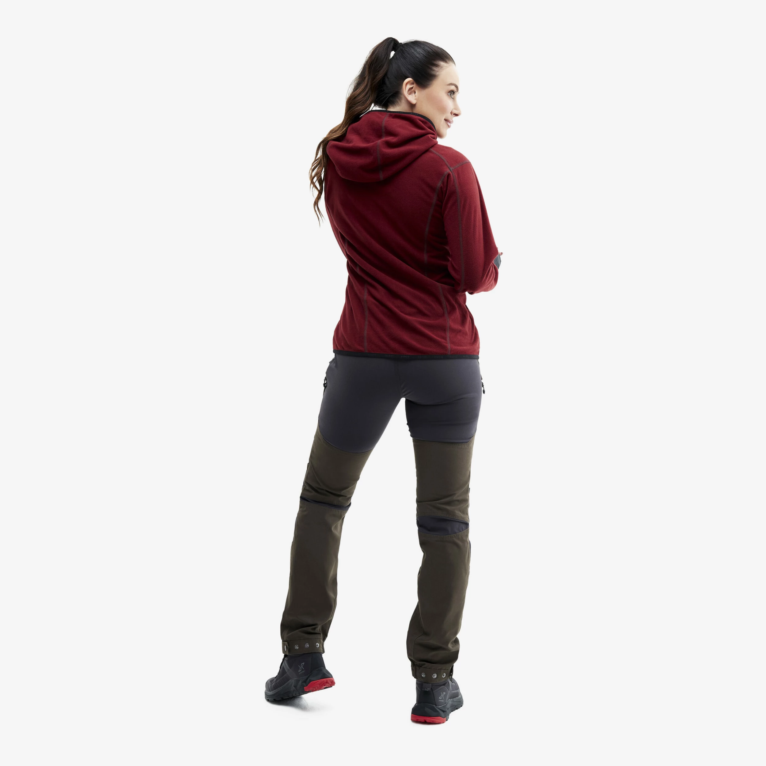 Trekker Hoodie Women Chilli 5 Trekker Hoodie Women Chilli - Image 3