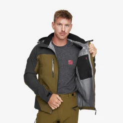 Silence Proshell Jacket Men Dark Olive/Moonless Night -Sporty Men Wear Sales d573330f e685 4e8f 97b2 eda181f54f36