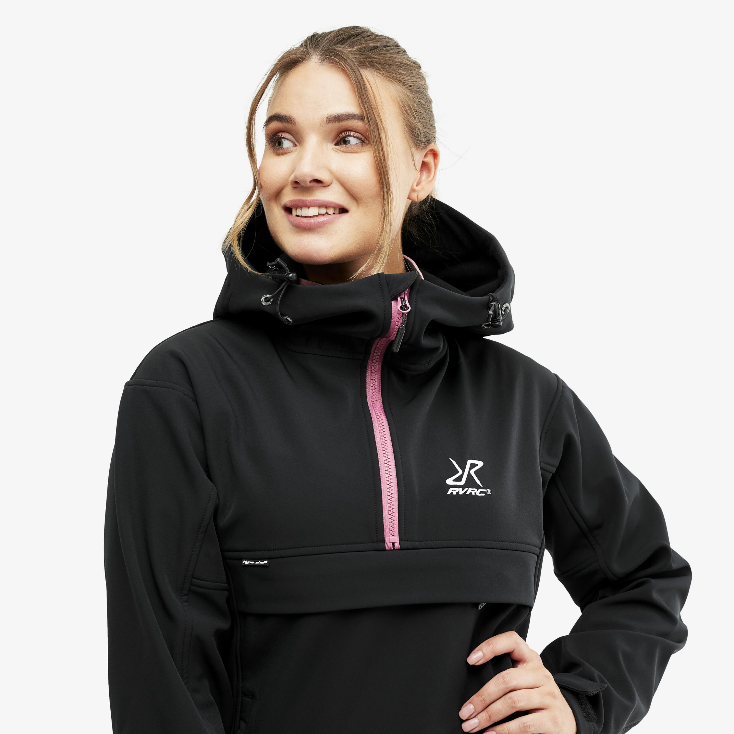 Hiball Anorak Women Black/Pink 6 Hiball Anorak Women Black/Pink - Image 4