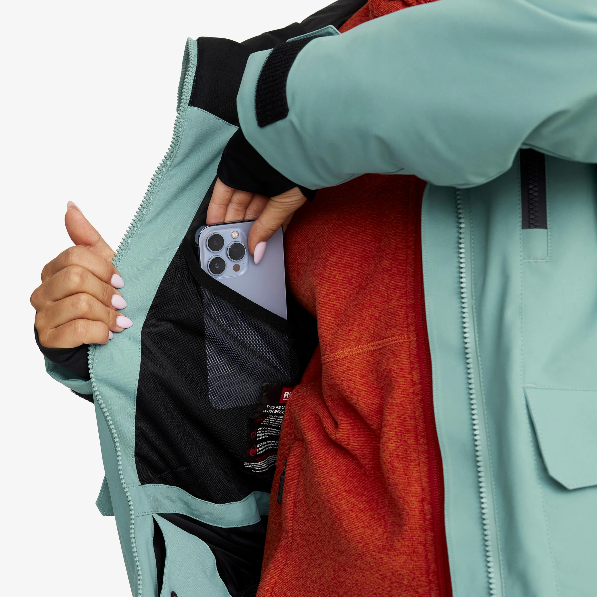 Halo 2L Insulated Ski Jacket Women Arctic 12 Halo 2L Insulated Ski Jacket Women Arctic - Image 10