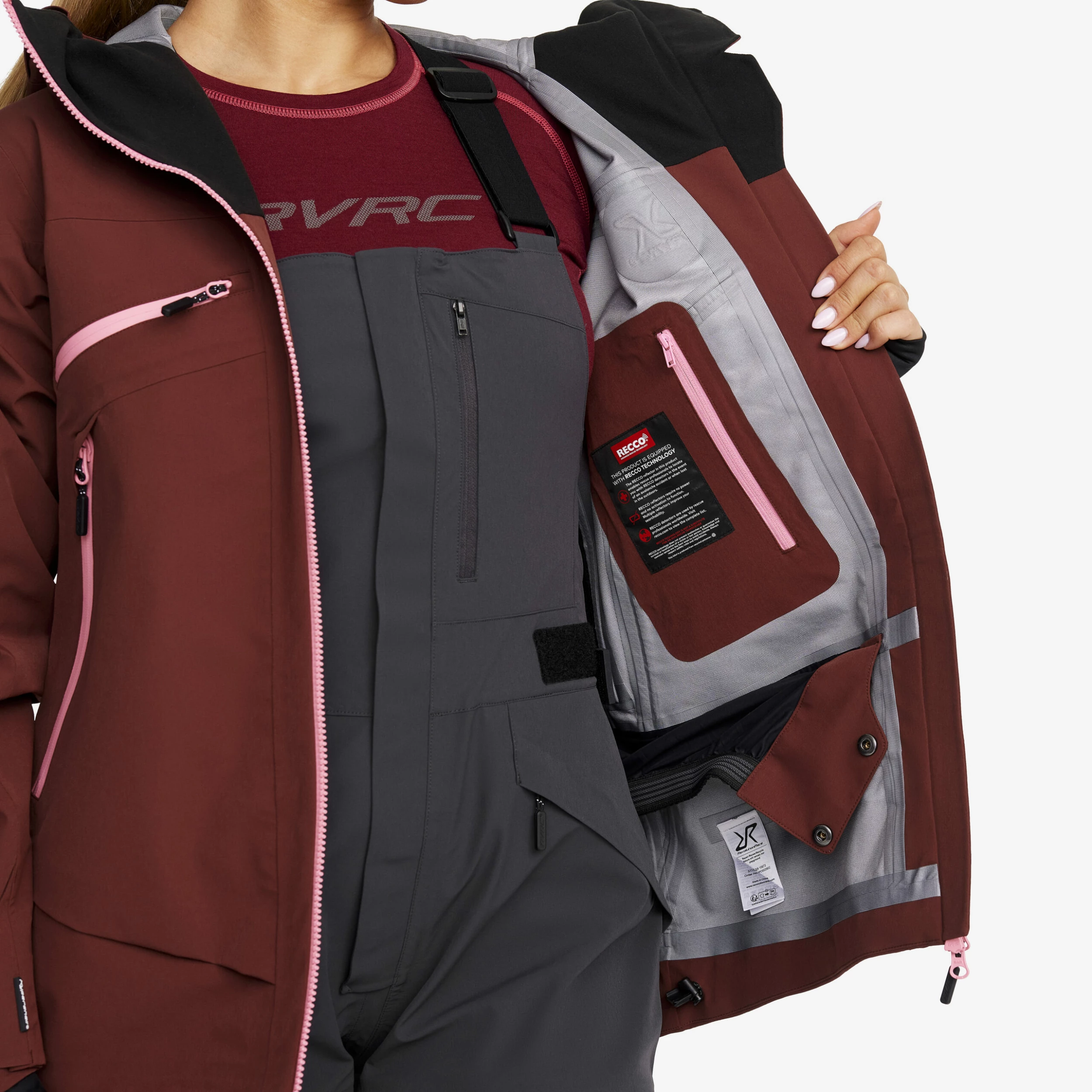 Atlas 3L Ski Jacket Women Earth 13 Atlas 3L Ski Jacket Women Earth - Image 12