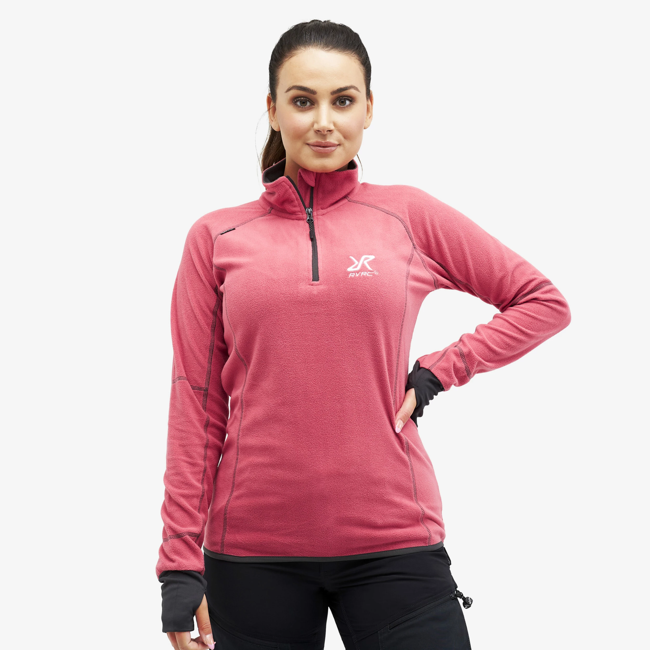 Trekker Fleece Women Holly Berry 3 Trekker Fleece Women Holly Berry