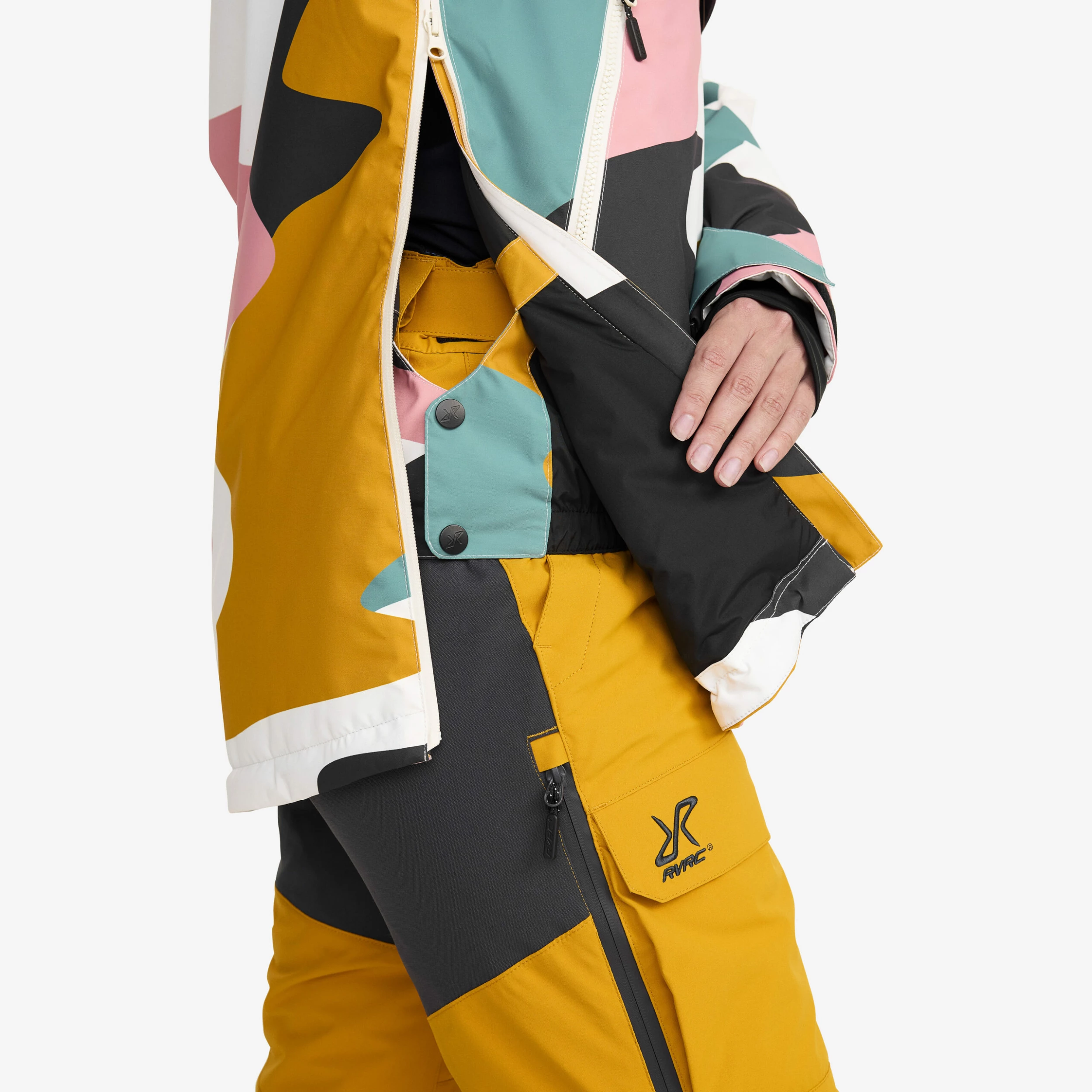 Halo 2L Insulated Ski Anorak Women Anthracite/Golden Yellow 10 Halo 2L Insulated Ski Anorak Women Anthracite/Golden Yellow - Image 8