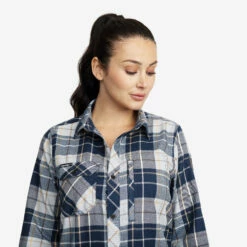 Flannel Shirt Women Moonlit Ocean/Blueberry -Sporty Men Wear Sales ee7b7b86 13d9 46f5 83fa 3c7a969626d2
