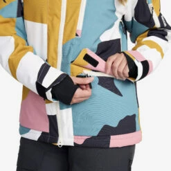 Halo 2L Insulated Ski Jacket Women Anthracite/Golden Yellow -Sporty Men Wear Sales f27b2711 7a97 42e3 b67e ab207a34e6be