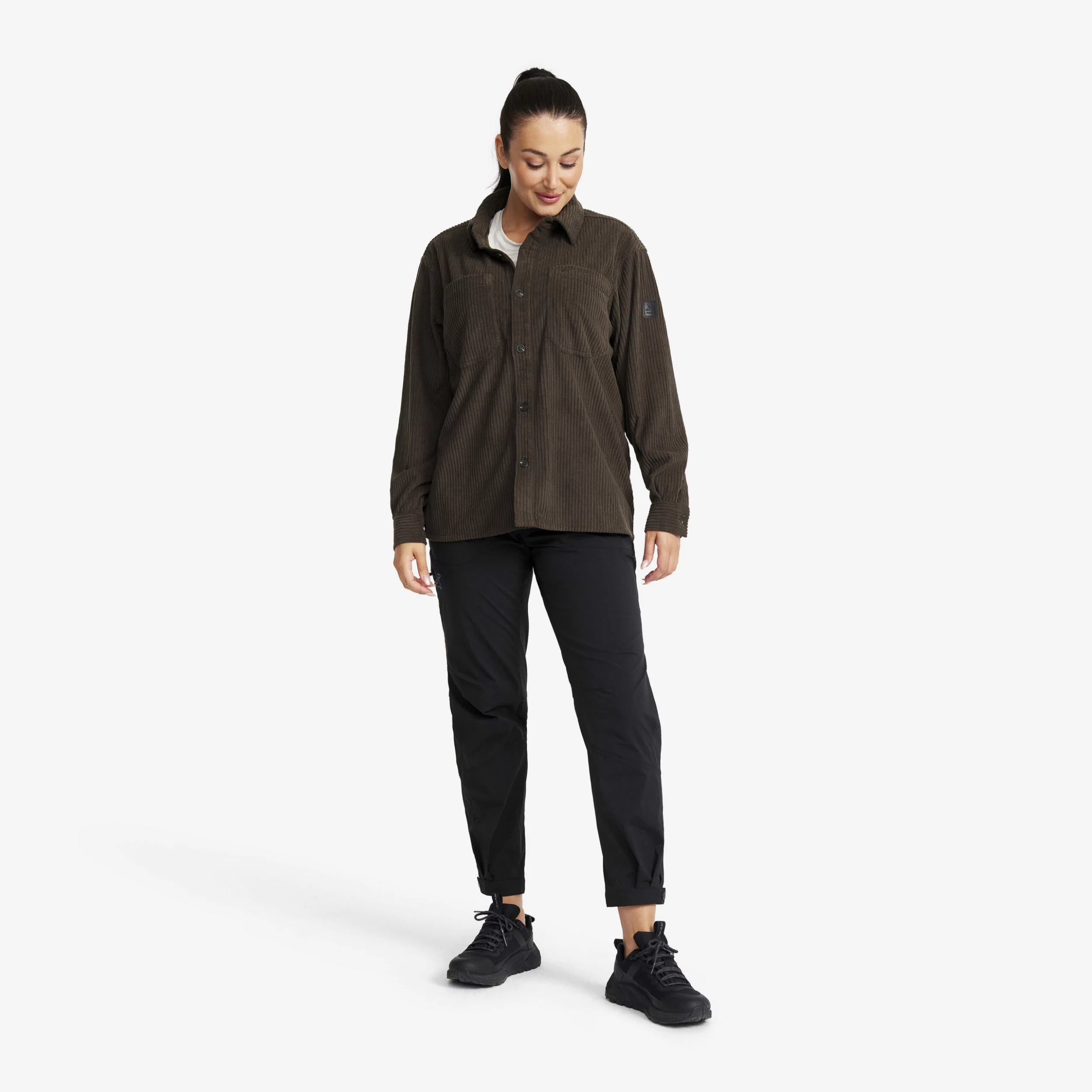 Cord Shirt Women Mud 4 Cord Shirt Women Mud - Image 2