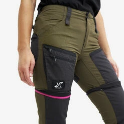 RVRC GP Pro Zip-off Trousers Women Dark Olive -Sporty Men Wear Sales f5d3931e f49a 4bc9 8a1c 9f6be0773086