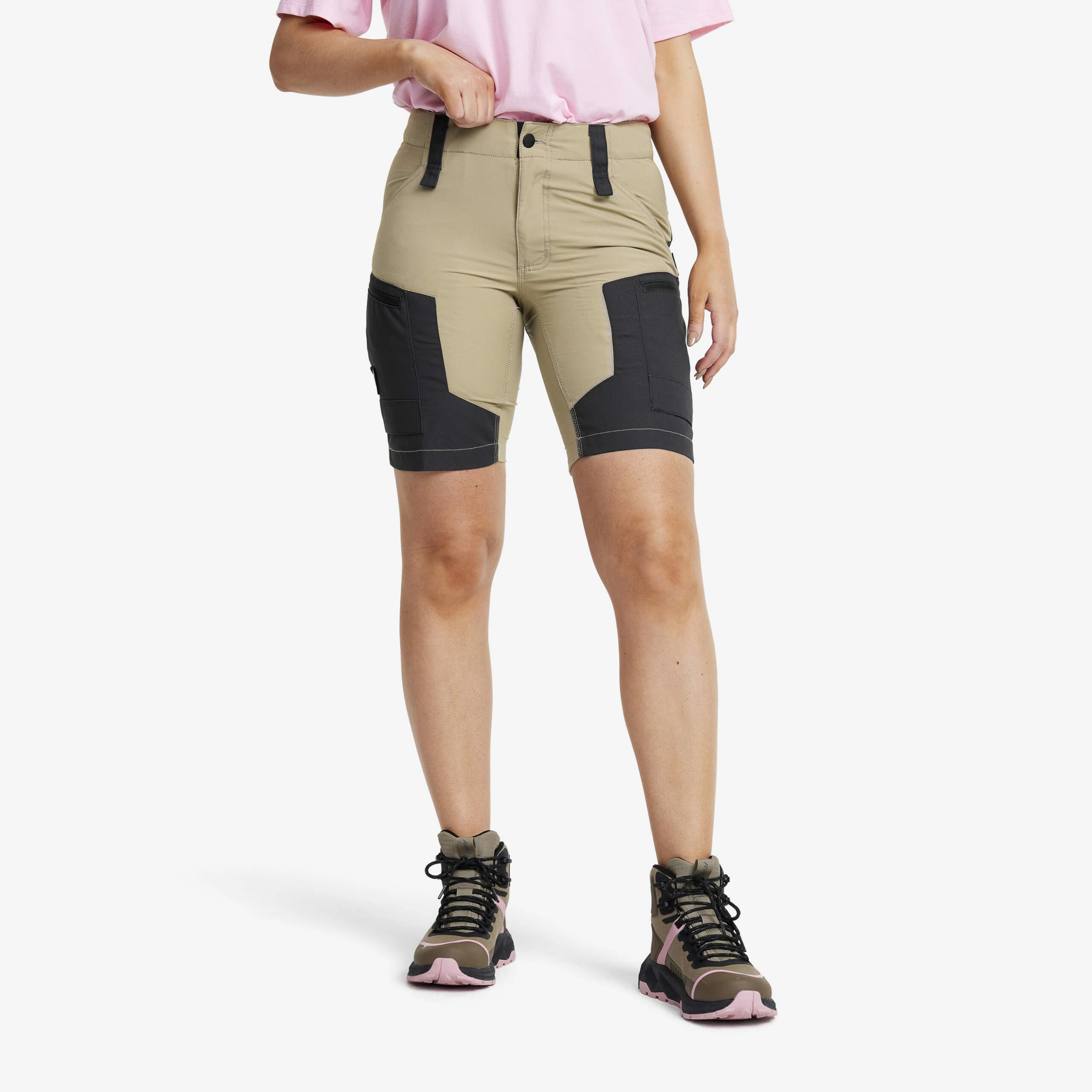 RVRC GP Shorts Women Khaki 3 RVRC GP Shorts Women Khaki